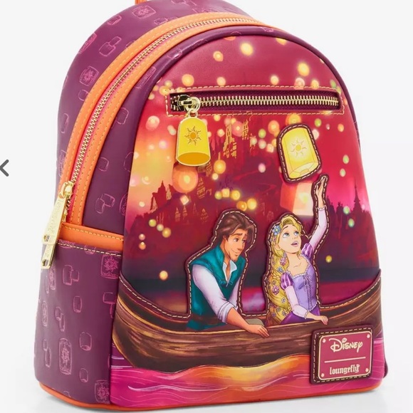 New Tangled Rapunzel Boat Lanterns Mini Backpack - Picture 2 of 5